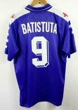 Maglia Maglietta Retrò Calcio Fiorentina 1998 #9 BATISTUTA Home Away Shirt