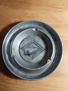 Vintage MARLBORO UNLIMITED GEAR runder Metall Aluminium Aschenbecher mit Zug - Bild 1 von 4