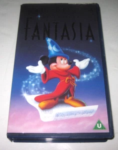 Fantasia Walt Disneys Meisterwerk - Mickey Mouse - PAL VHS geprüft und getestet - Bild 1 von 7