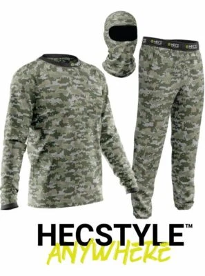 HECS Lightweight Hunting Clothing-3 Pcs Shirt, Pants, and Headcover - Sm-5XL - Image 1 of 4