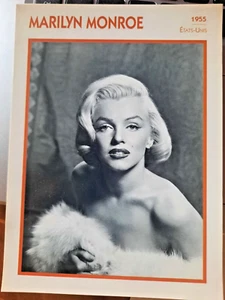 MARILYN MONROE Portrait de Stars Encyclopédie du Cinéma 1990 Etats-Unis 1955 - Photo 1/2