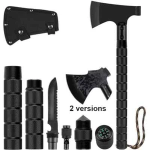 Faltbare Taktische Axt Multitool Notfallausrüstung AX Überlebensaxt Outdoor Tragbar - Bild 1 von 21