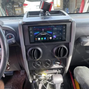 Car Stereo Apple CarPlay Android 13 For Jeep Wrangler 2007-2017 Radio GPS Navi - Picture 1 of 14