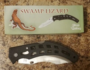 Frost Cutlery Swamp Lizard Single Lock 5” Blade Pocket Knife 15-329B NIB - Picture 1 of 10