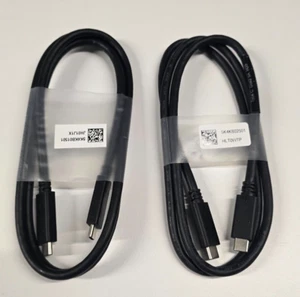 2x New Genuine Dell 1M USBC-USBC Cables- LOT OF 2 - Picture 1 of 4