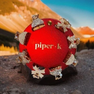 Piper K Pearl Bling Bows & Butterfly’s Mini Claw Clips - 8 Pack - Picture 1 of 8
