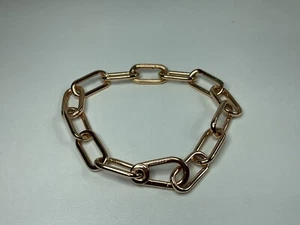 Pandora ME Rose Gold Medium Link Bracelet 6.75 2 Opening Links - Picture 1 of 8