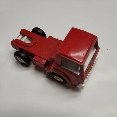 Vintage 1970 Tootsie Toy Red Metal and Plastic Semi Truck Cab 3.25"  - Image 1 of 4