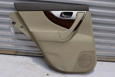 INFINITI FX35 FX37 2012-2013 CUBIERTA DE MOLDURA DE PANEL DE PUERTA TRASERA IZQUIERDA OEM Foto 1 de 4