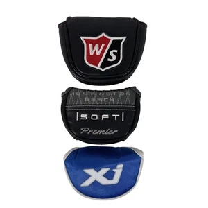 Mallet PUTTER Headcover Lot of 3 Odyssey XJ Cleveland Golf Wilson Infinite - Picture 1 of 19