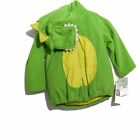 Costume Carters enfants vert dragon jaune capuche veste à manches longues fermeture éclair taille 18M