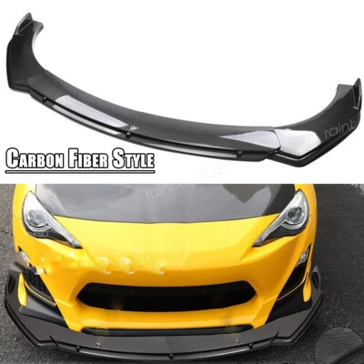 For Scion FR-S tC xB Carbon Fiber Style Front Bumper Lip Splitter Spoiler Body Foto 1 de 4
