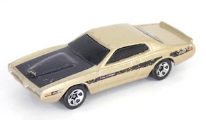 Hot Wheels 74 Dodge Charger Toy Car Gold Black Diecast Model Mattel - Picture 1 of 11