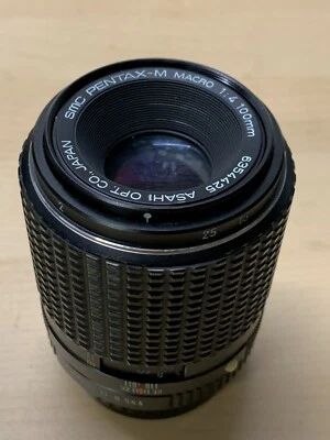SMC Pentax-M Macro 100mm f/4 Telephoto lens for K Mount **PLEASE READ** (R010) - Image 1 of 2
