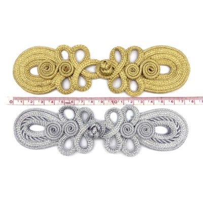 Sewing Water Droplets Chinese Frog Closure Fasteners Cheongsam Knot Buttons Gift - Image 1 of 4