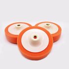 Orange polishing sponge pots 3 pieces 3 x polishing sponge pots roundness useful