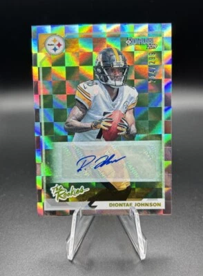 2019 Panini Donruss - The Rookies Autographs #TR-27 Diontae Johnson /299 Auto - Image 1 of 2