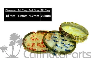 JUEGO DE ANILLOS DE PISTÓN HONDA ACURA ISUZU 2.2L SOHC F22A1 F22B1 F22B2 *TAMAÑO ESTÁNDAR* - Imagen 1 de 1