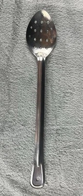 Stainless Steel Slotted Spoon Heavy Duty for Cooking & Food Preparation 15-1/2” - Image 1 of 4