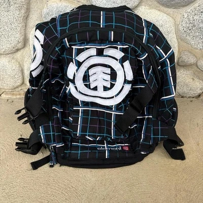 Element Black Geometric Pattern Backpack - Image 1 of 4