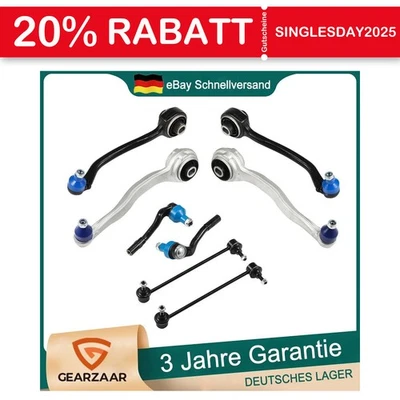 Querlenker Satz vorne 8-teilig für Mercedes C-Klasse W203 CL203 S203 C209 R171 - Bild 1 von 4