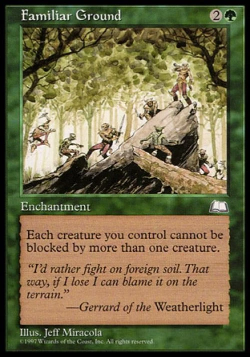 Familiar Ground - Light Play MTG Weatherlight - Image 1 of 1