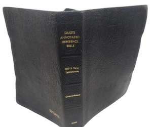 Dakes Annotated Reference Bible Old and New Testaments Bonded Leather Black - Picture 1 of 16