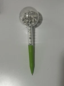 Pluma de lotería vintage verde lima novedad para números de dibujo de lotería - Imagen 1 de 3