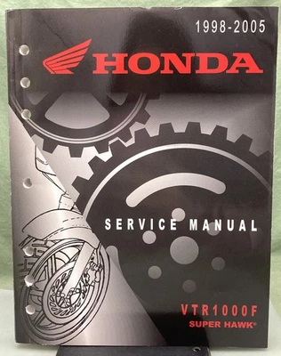 Manual de servicio genuino Honda 61MBB07 VTR1000F Super Hawk 2005 Foto 1 de 3