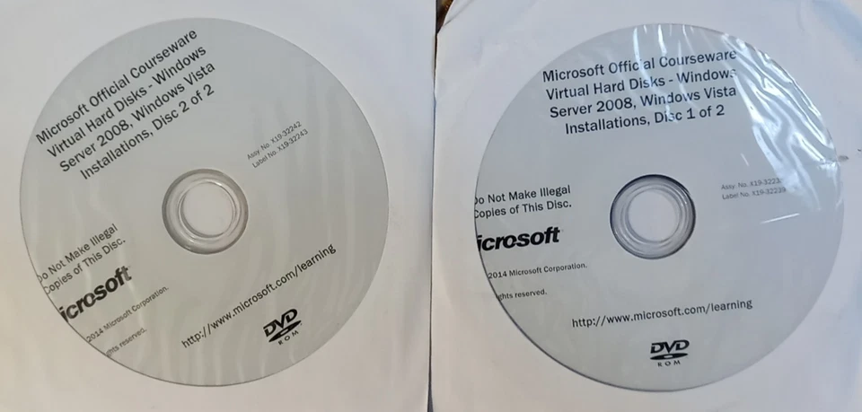 Cursos oficiales de Microsoft Windows Server 2008, instalaciones de Windows Vista Foto 1 de 1