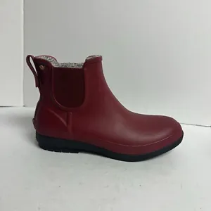 Bogs Womens Amanda II Chelsea Boot Red Size 10 M - Picture 1 of 7