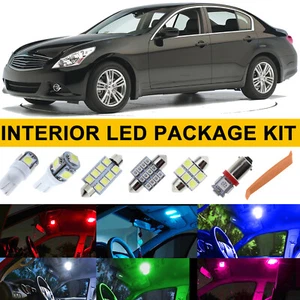 9PCS Interior LED Lights Bulb Package Kit Fit Infiniti G35 Coupe 2003-2006 2007 - Picture 1 of 25