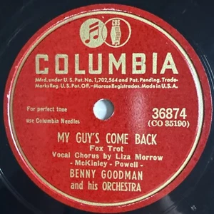 10" 78 RPM-Benny Goodman-Symphony/My Guy's Come Back/Columbia 36874 - Picture 1 of 4
