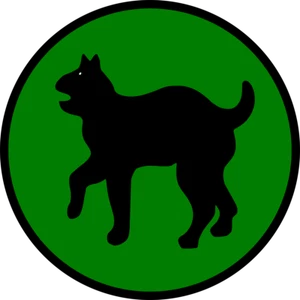 U.S. ARMY 81st Infantry Division "Wildcat" Insignia Patch vinyl decal for car, - Picture 1 of 1