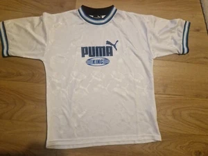 Vintage Retro Puma King Jersey Adults Small Chest 32/34" Blank Football  - Picture 1 of 7