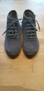 BIRKENSTOCK Atlin Navy Veloursleder Damen Schnürschuh Größe 36 Fußbett schmal - Bild 1 von 5