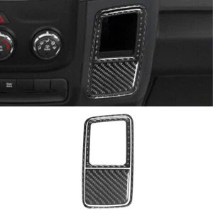 Carbon Fiber Interior Storage Accent Cover Trim For RAM 1500 2013-2018 - Picture 1 of 11