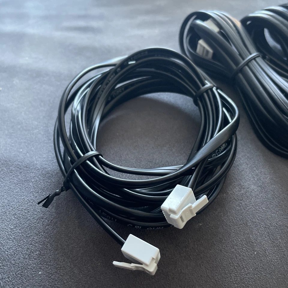 RJ11 to RJ11 Cable ADSL  Broadband Modem Internet DSL Land Line Lead Lot - Image 1 of 1