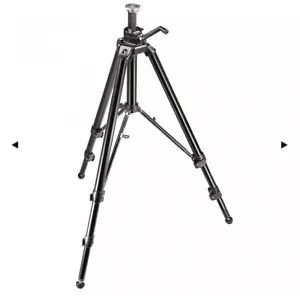 Heavy Duty Manfrotto 475B Pro Tripod w/ 503HDV Fluid Video Quick Release Head - Picture 1 of 8