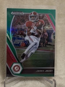 2021 Prizm Draft JERRY JEUDY Green Prizm #67 SP - Bild 1 von 2