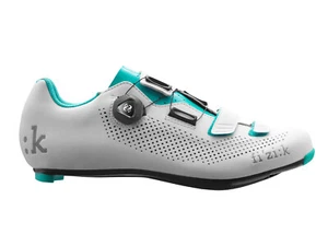 FIZIK R4 Boa scarpe da ciclismo carbonio scarpe da strada nuove donna bianco smerlato verde 37 - Foto 1 di 11