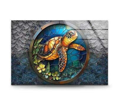 Colorful Caretta Glass Wall Art - Image 1 of 4