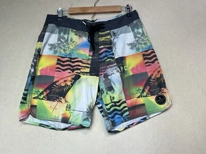 Rip Curl Lay Days Board Shorts Men’s 32 Beach Pattern Swim Surf Beach BackPocket - Picture 1 of 8