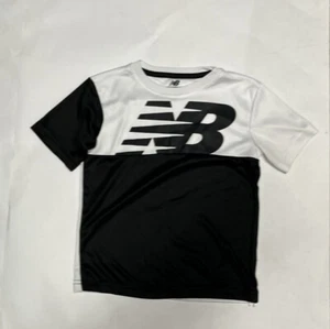NB New Balance Boys Short Sleeve Polyester Athletic Shirt Kids Size 5/6 - Picture 1 of 16