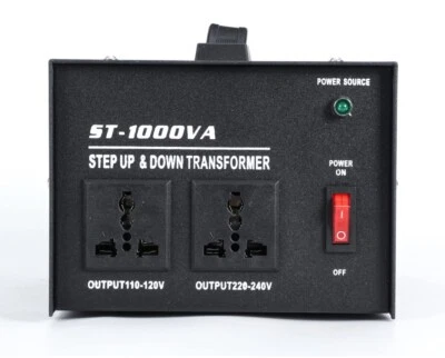 YBAYMY Step Up Step Down Voltage Transformer 220V to 110V Mutual Transformer ST-1000VA