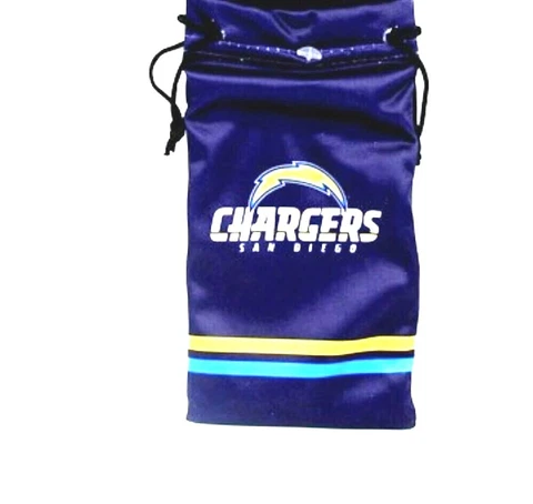 SAN DIEGO CHARGERS MICROFIBER NFL DRAWSTRING SUNGLASSES BAG POUCH COLLECTIBLE Cover