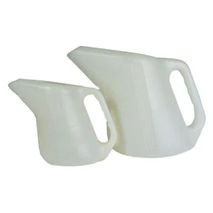 1.5L / 5L Measuring Jug Tapered Pouring Spout MM AF Water Liquid Pot Cup 2pc - Picture 1 of 3