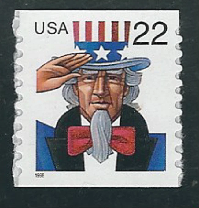 Scott #3263...22 Cent... Uncle Sam ...5 Stamps - Image 1 of 1
