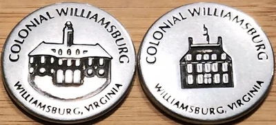 DISCONTINUED COLONIAL WILLIAMSBURG PALACE & CAPITOL - NATIONAL PARK TYPE TOKEN - Image 1 of 3