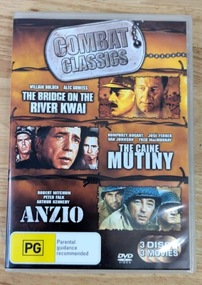 Bridge on River Kwai / Caine Mutiny / Anzio (3 Disc, DVD) Region 4 - Fast Post - image 1 of 4